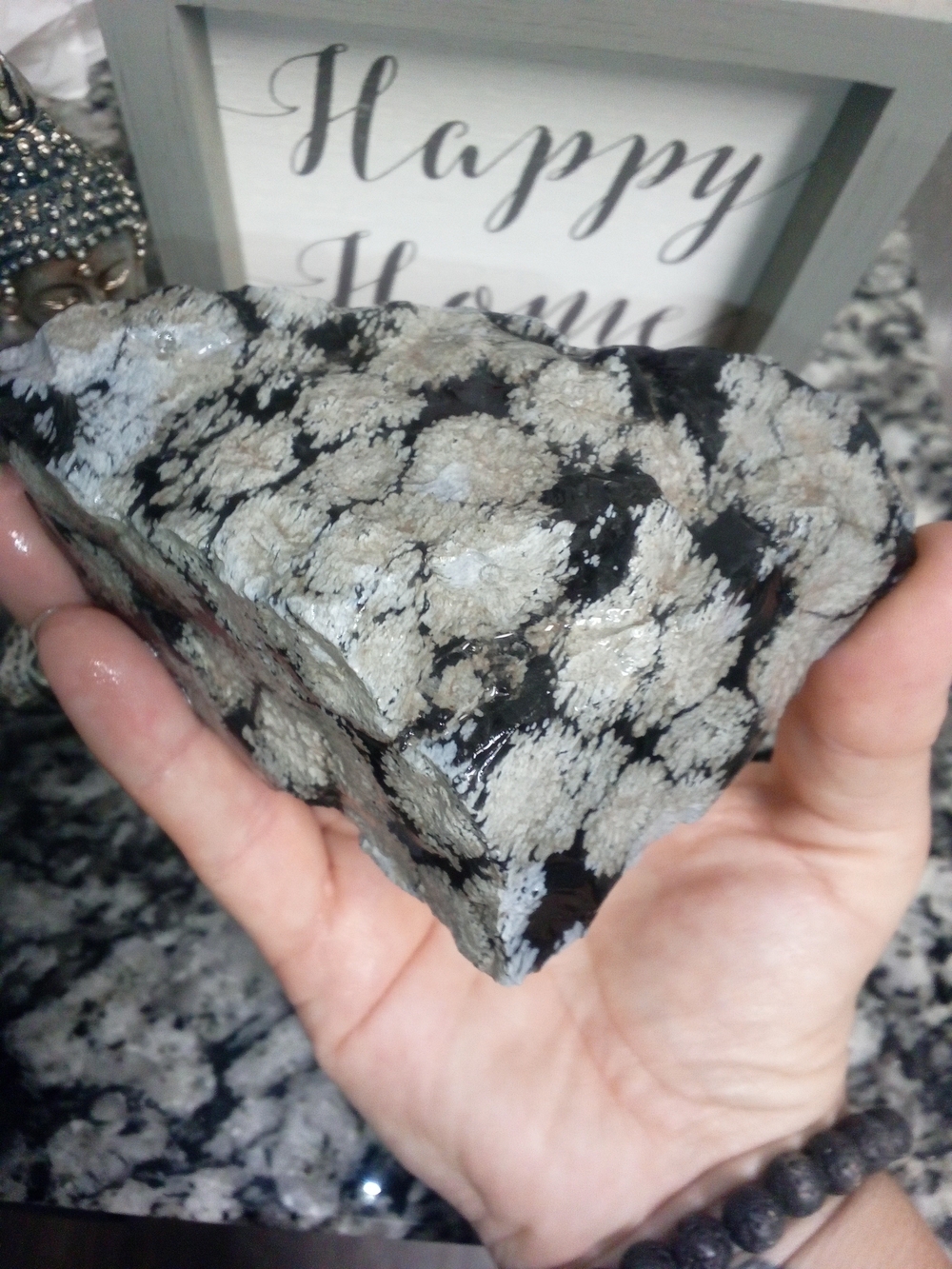 Snowflake Obsidian From Utah Decorative Stone
